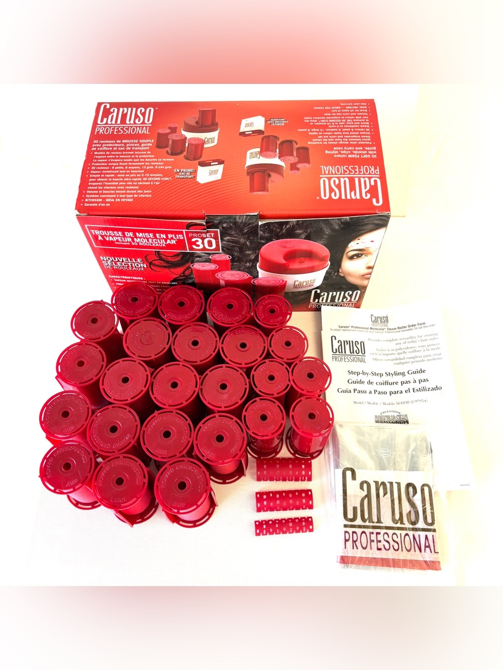 Caruso ProSet 30 Molecular Steam Hairsetter Replacement Rollers Only -NO Machine